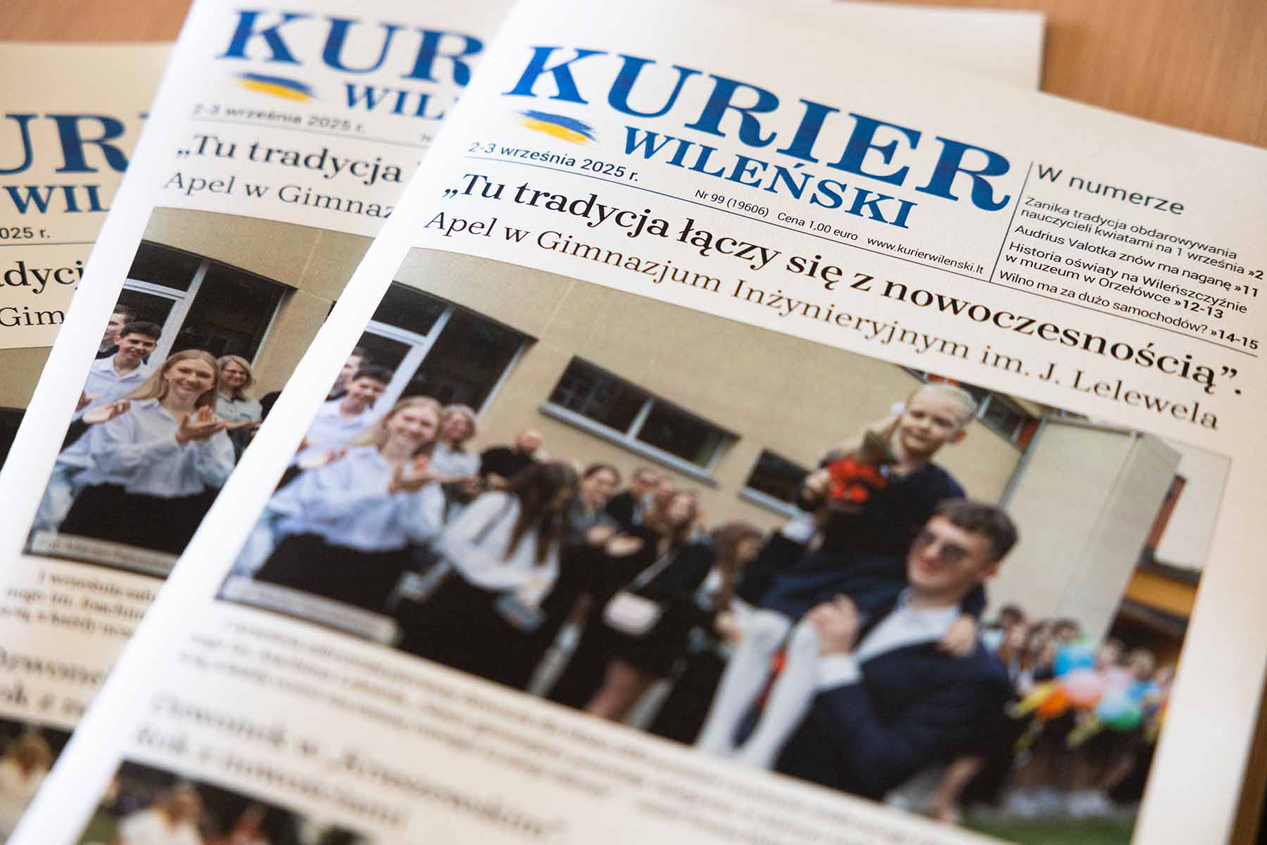 Wydanie codzienne dziennika „Kurier Wileński”.