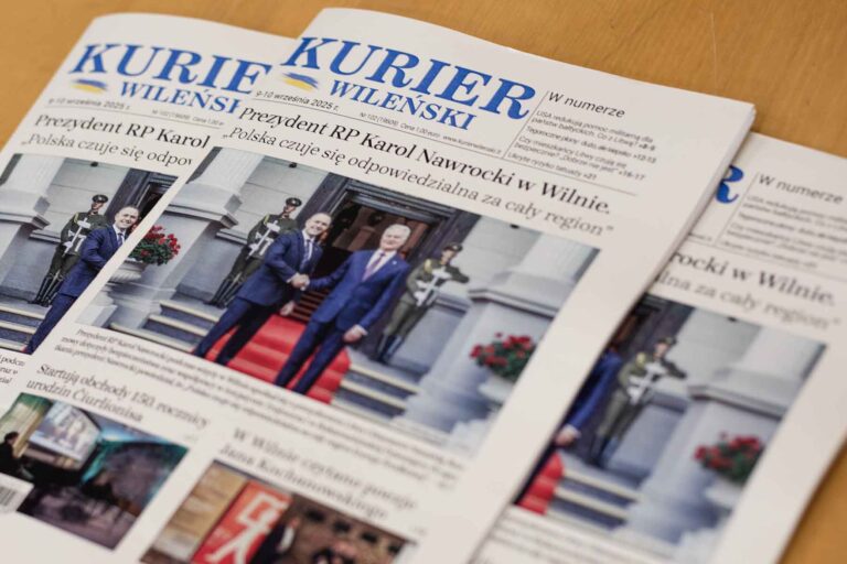 Wydanie codzienne dziennika „Kurier Wileński”.