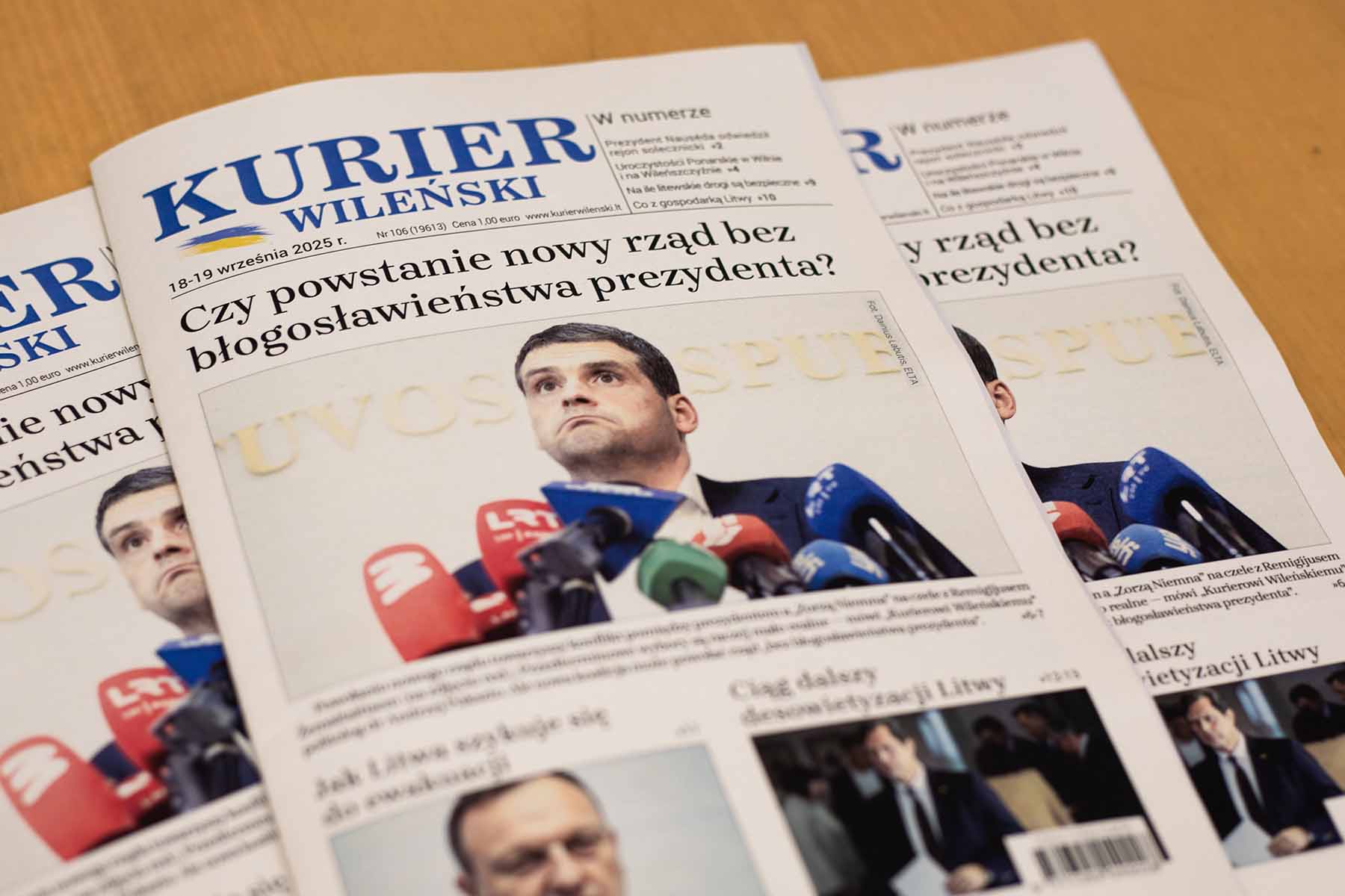 Wydanie codzienne dziennika „Kurier Wileński”.