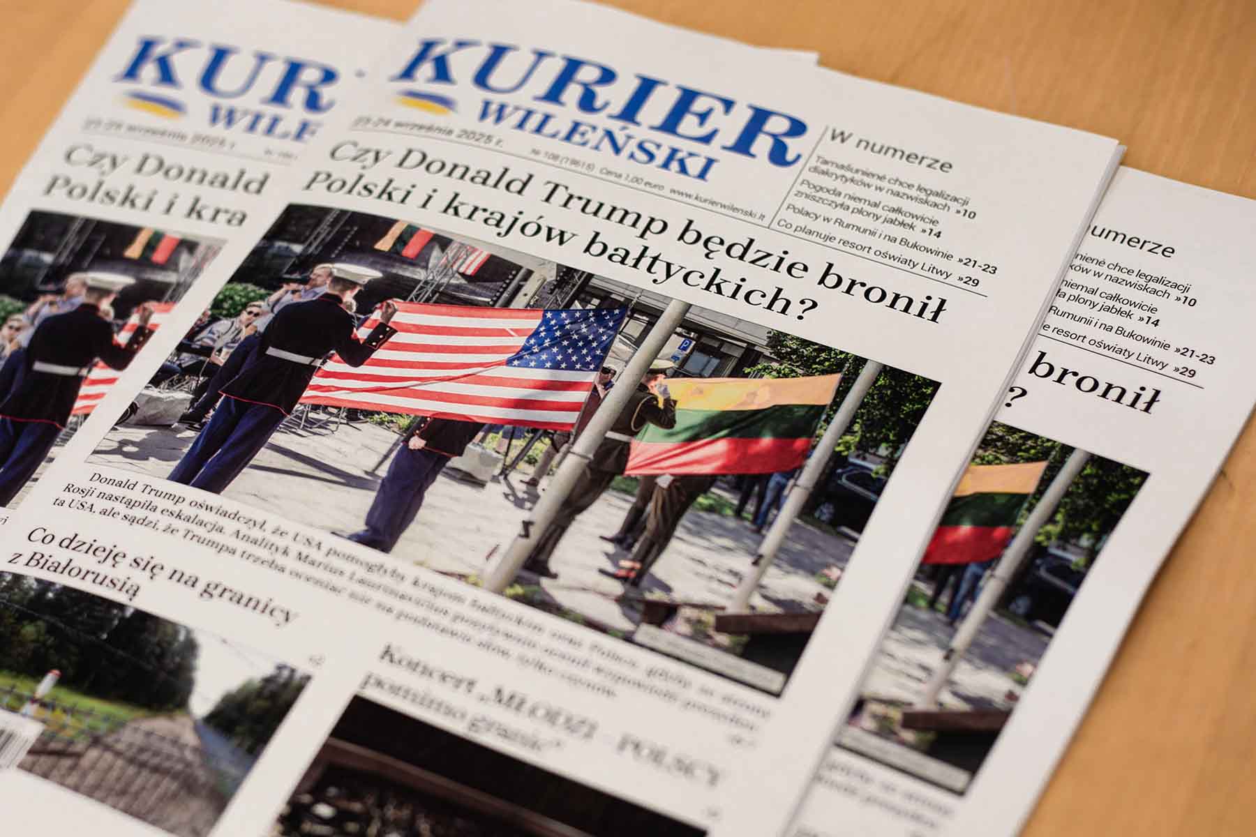 Wydanie codzienne dziennika „Kurier Wileński”.