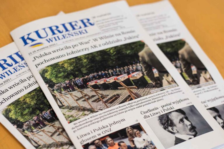 Wydanie codzienne dziennika „Kurier Wileński”.