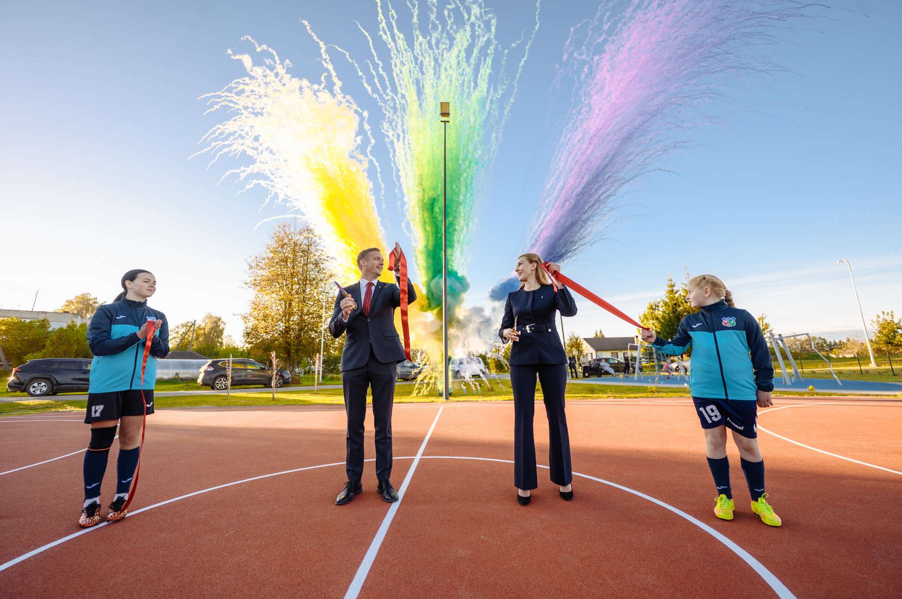W Rudowsiach otwarto nową przestrzeń sportową.