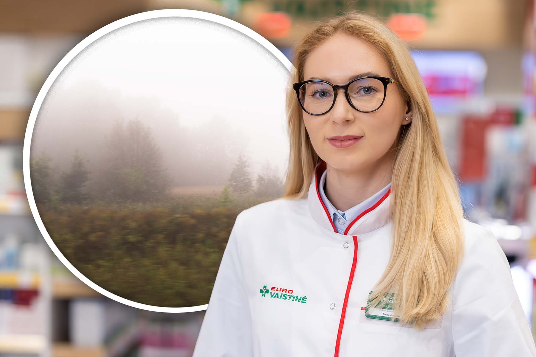 Farmaceutka Toma Gečienė.