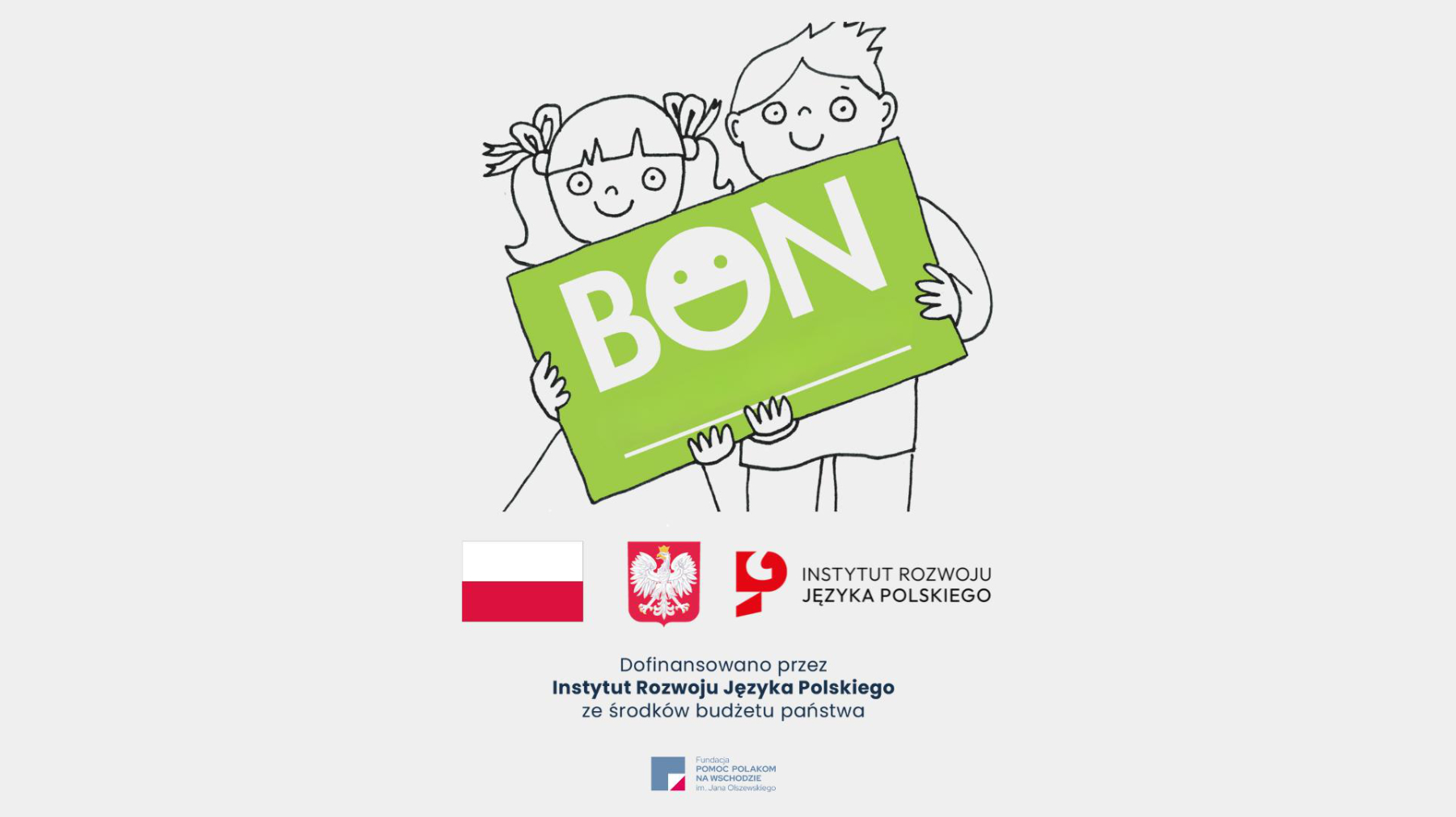 Afisz programu „Bon Pierwszaka”.