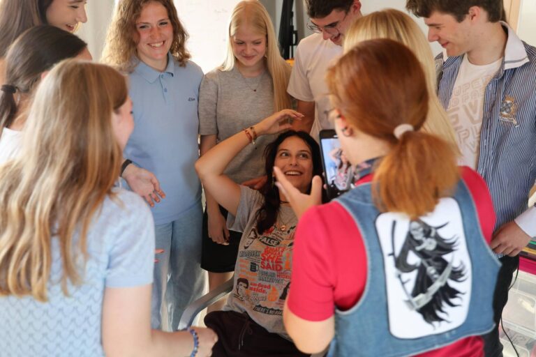 Młodzież z Wileńszczyzny w „Kalejdoskopie uczuć – empatia kontra egoizm”.