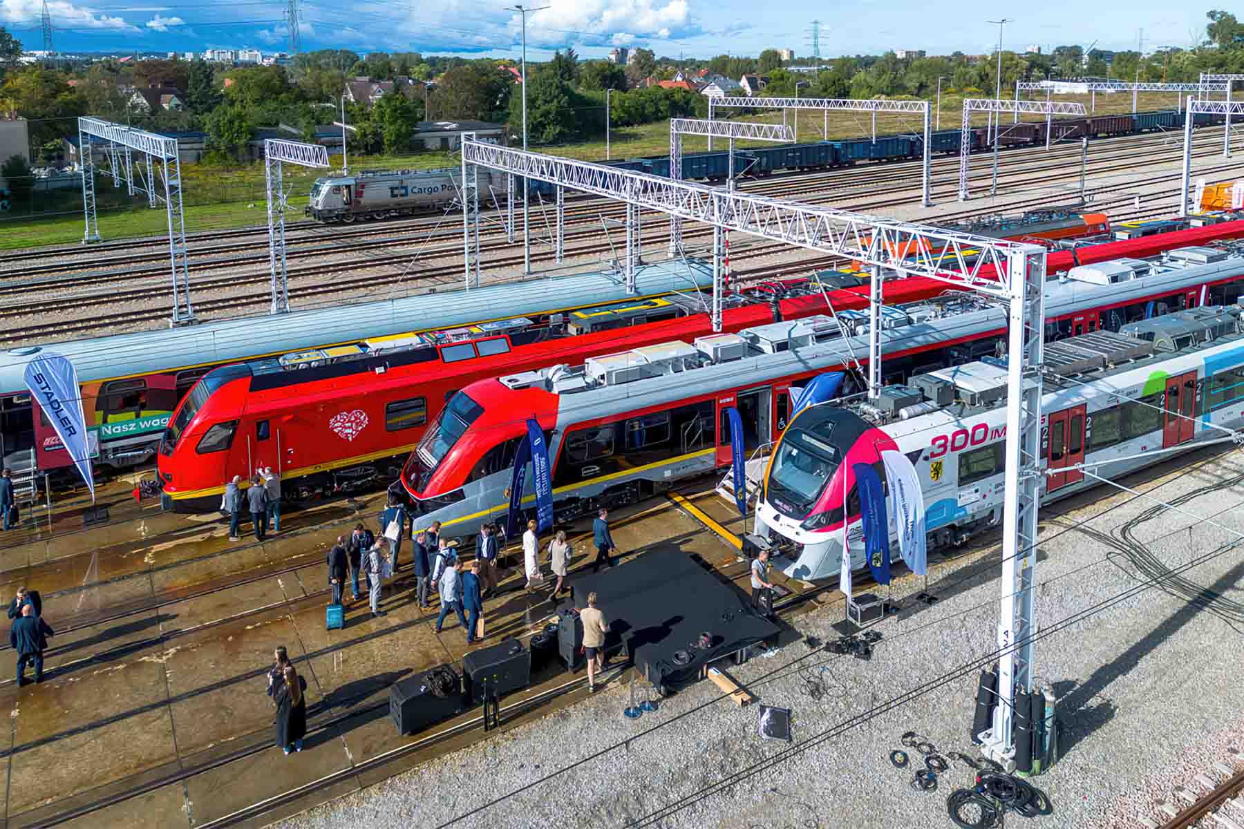 Pociągi.