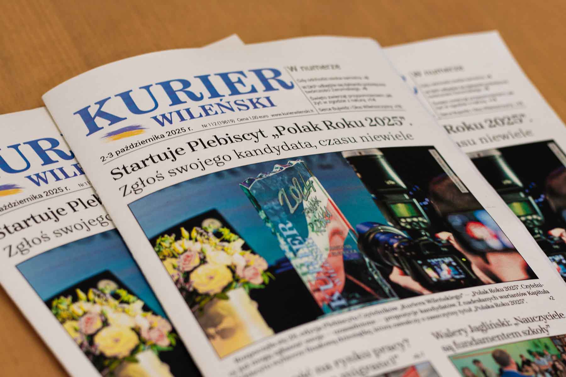 Wydanie codzienne dziennika „Kurier Wileński”.