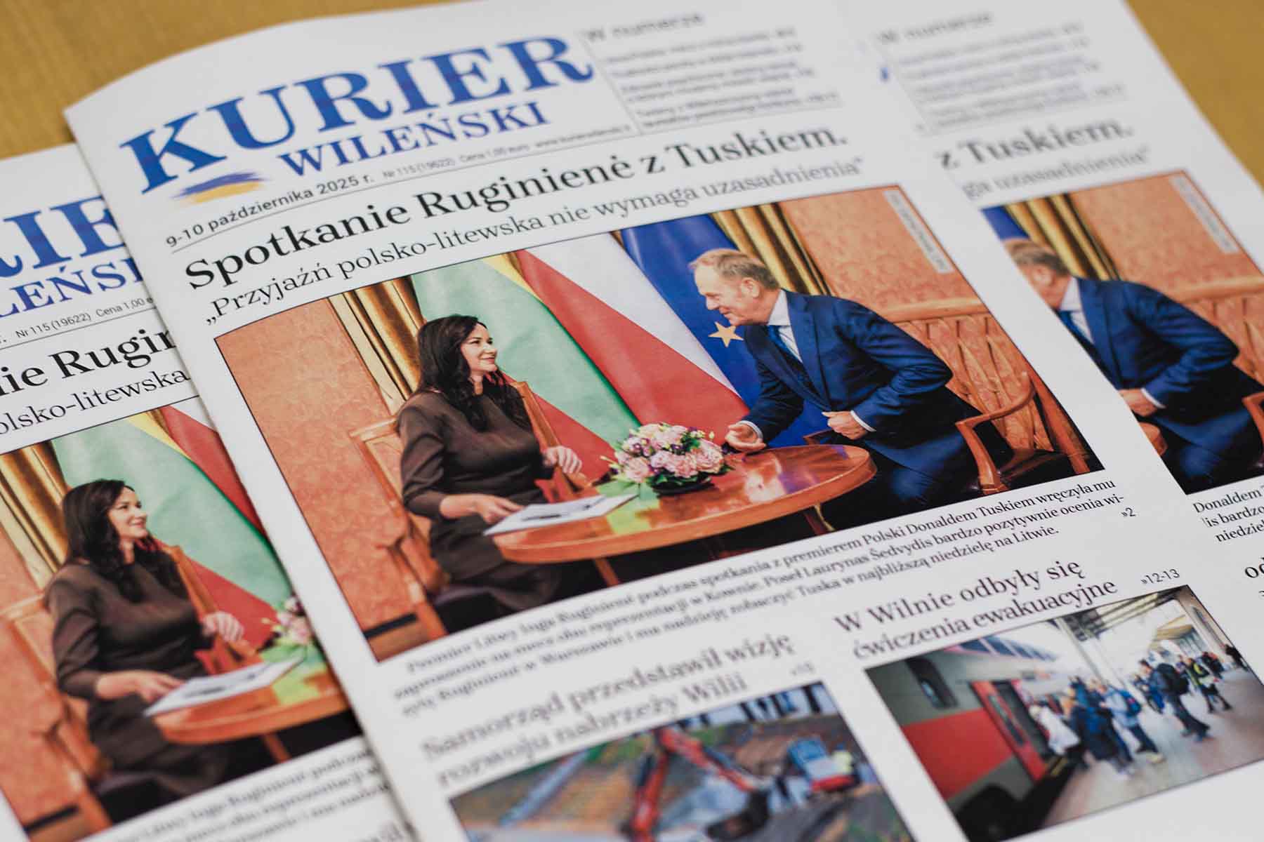 Wydanie codzienne dziennika „Kurier Wileński”.