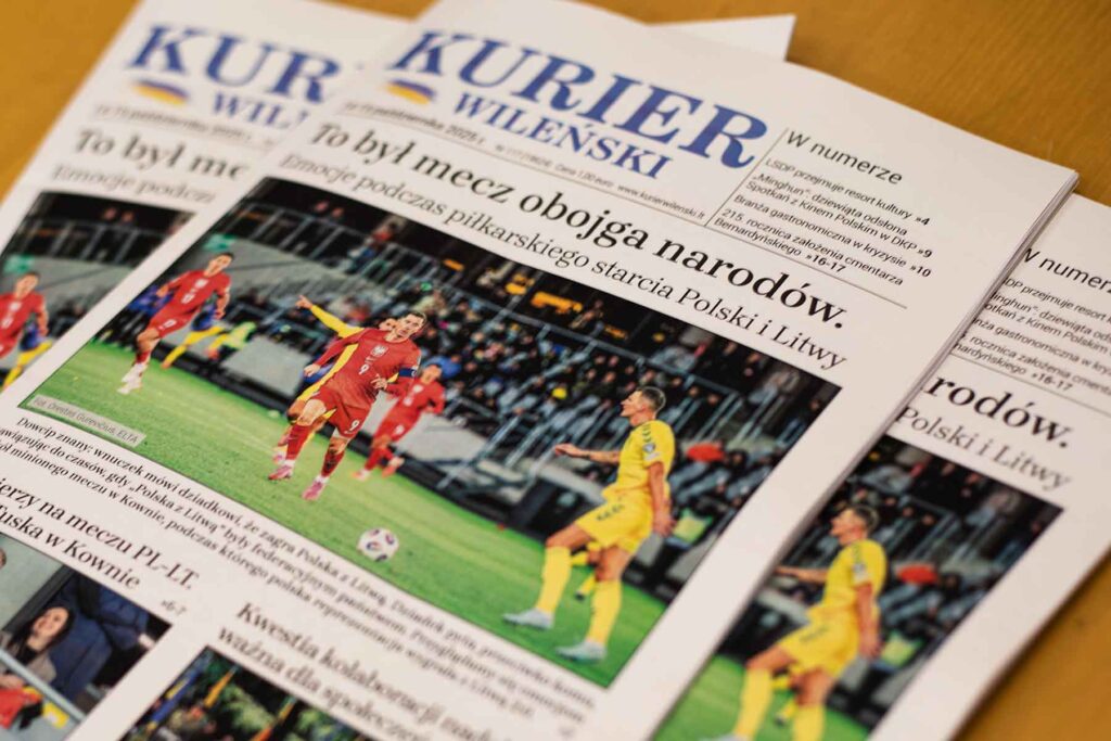 Wydanie codzienne dziennika „Kurier Wileński”.