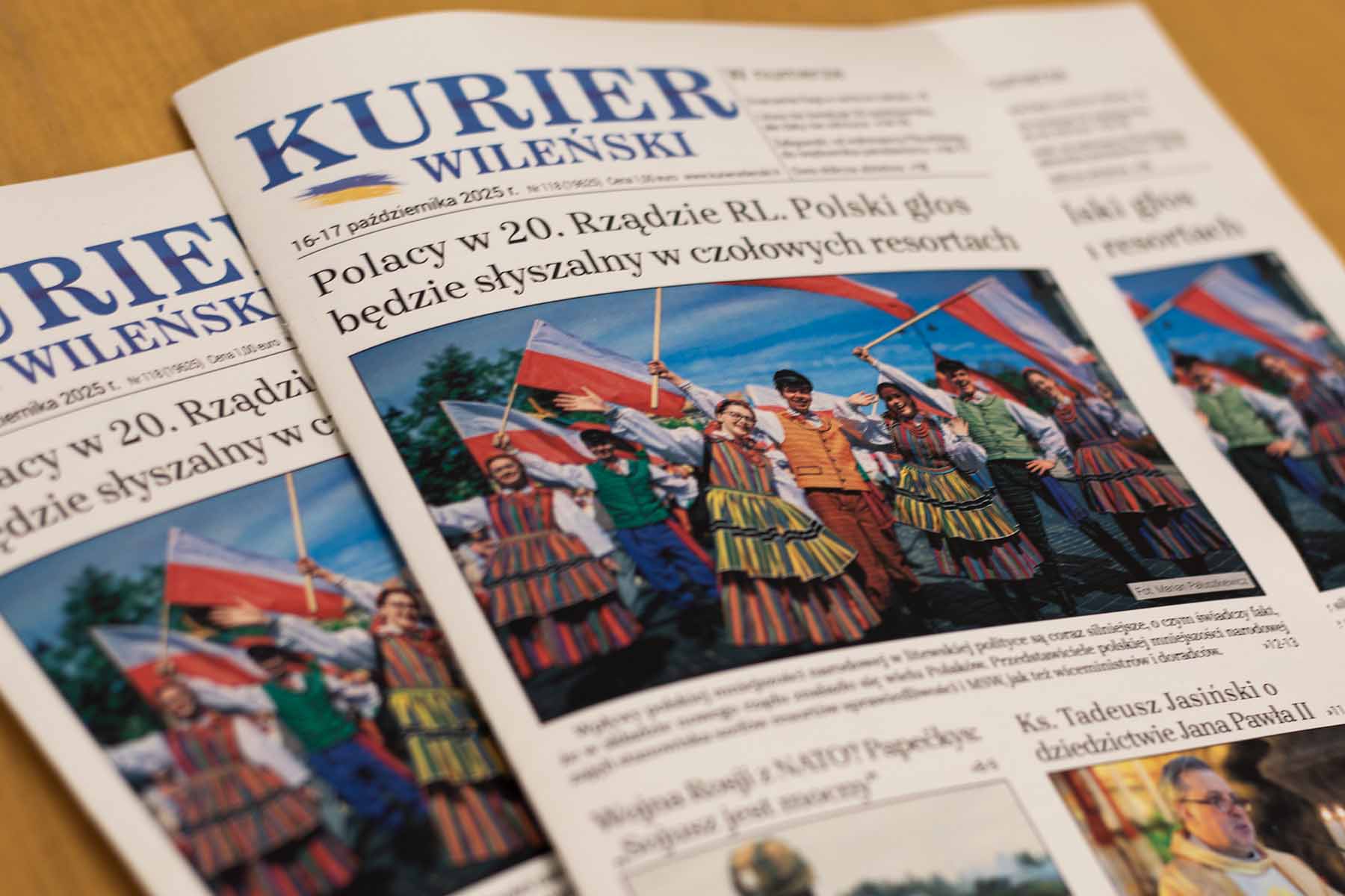 Wydanie codzienne dziennika „Kurier Wileński”.