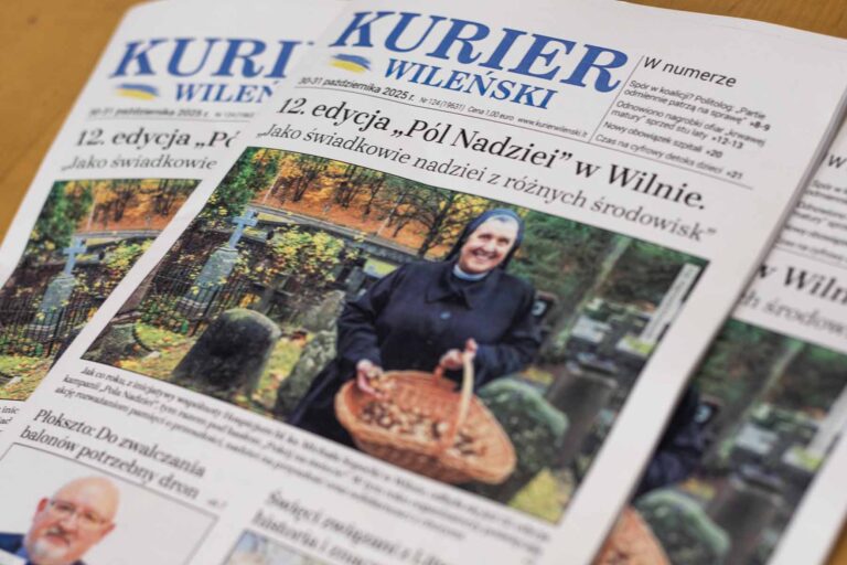 Wydanie codzienne dziennika „Kurier Wileński”.