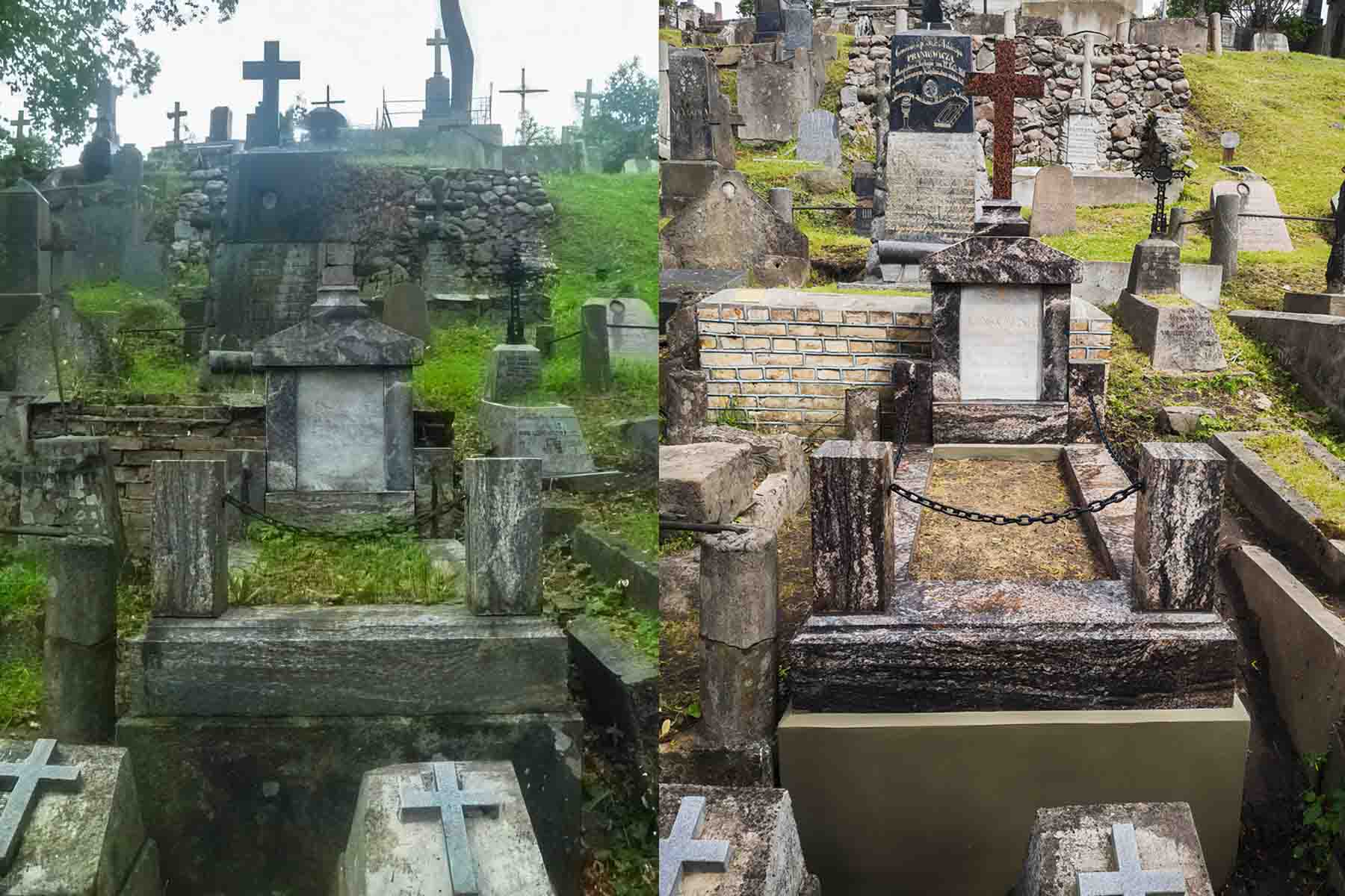 Pomnik nagrobny Jana Jankowskiego (1894-1925) Na Starej Rossie odnowiono ze środków finansowych SKOnSR i we współpracy z rodziną Jankowskiego.