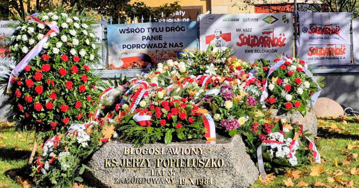 „Zło dobrem zwyciężaj”. Obchody 41. rocznicy męczeńskiej śmierci ks. Jerzego Popiełuszki
