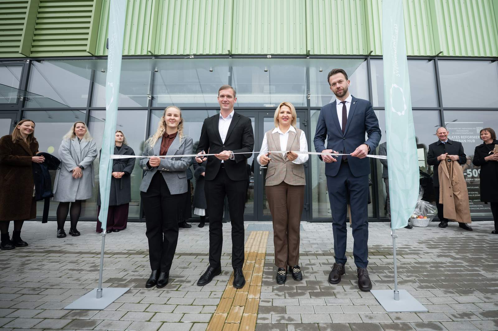 Nowo otwarta siedziba Biura Zdrowia Publicznego Samorządu Rejonu Wileńskiego w Awiżeniach.