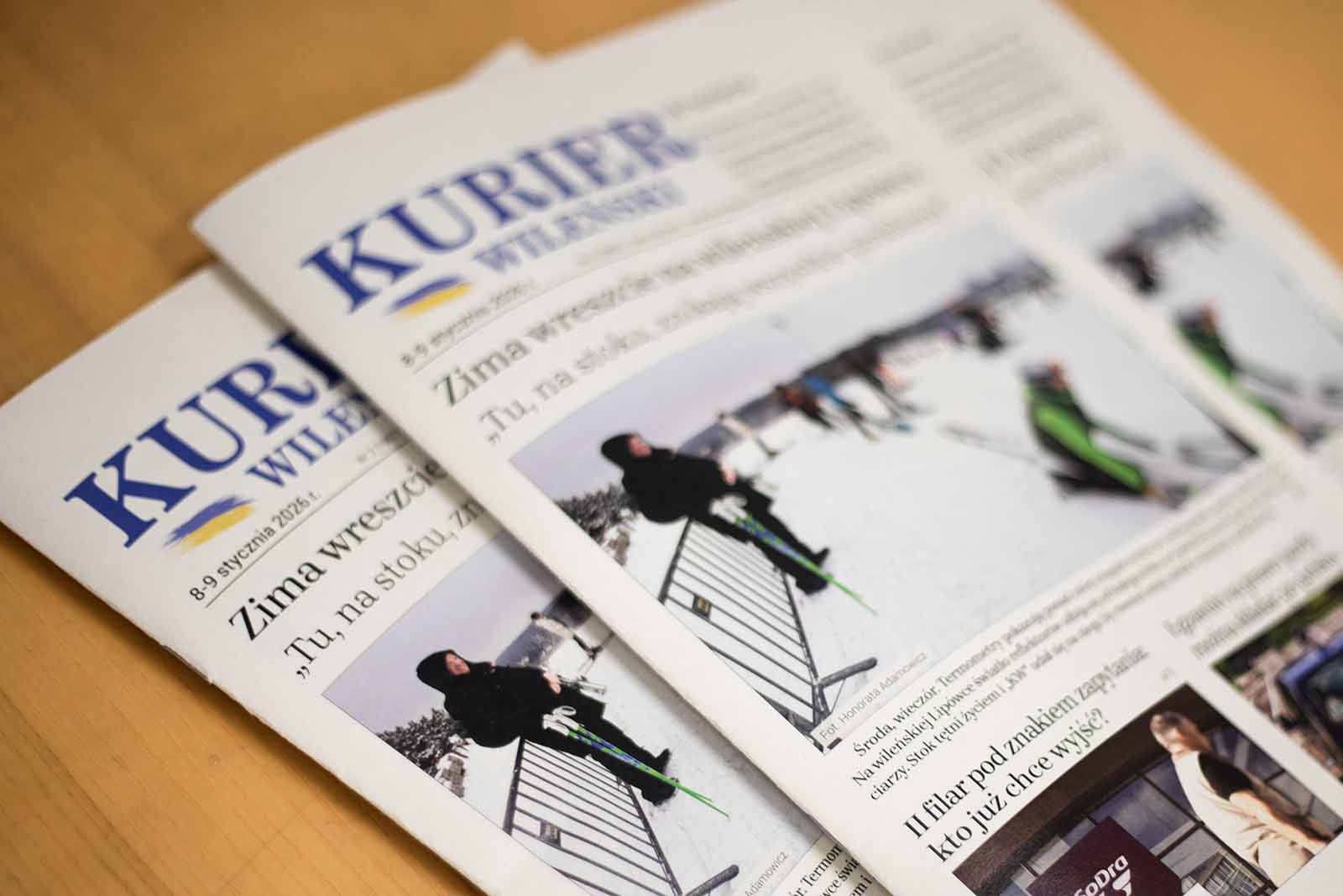 Wydanie codzienne dziennika „Kurier Wileński”.