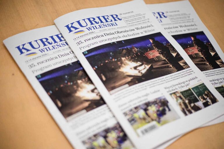 Wydanie codzienne dziennika „Kurier Wileński”.