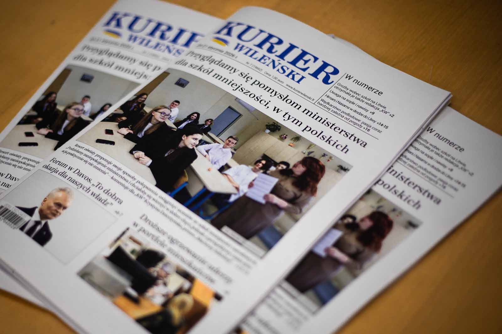 Wydanie codzienne dziennika „Kurier Wileński“.