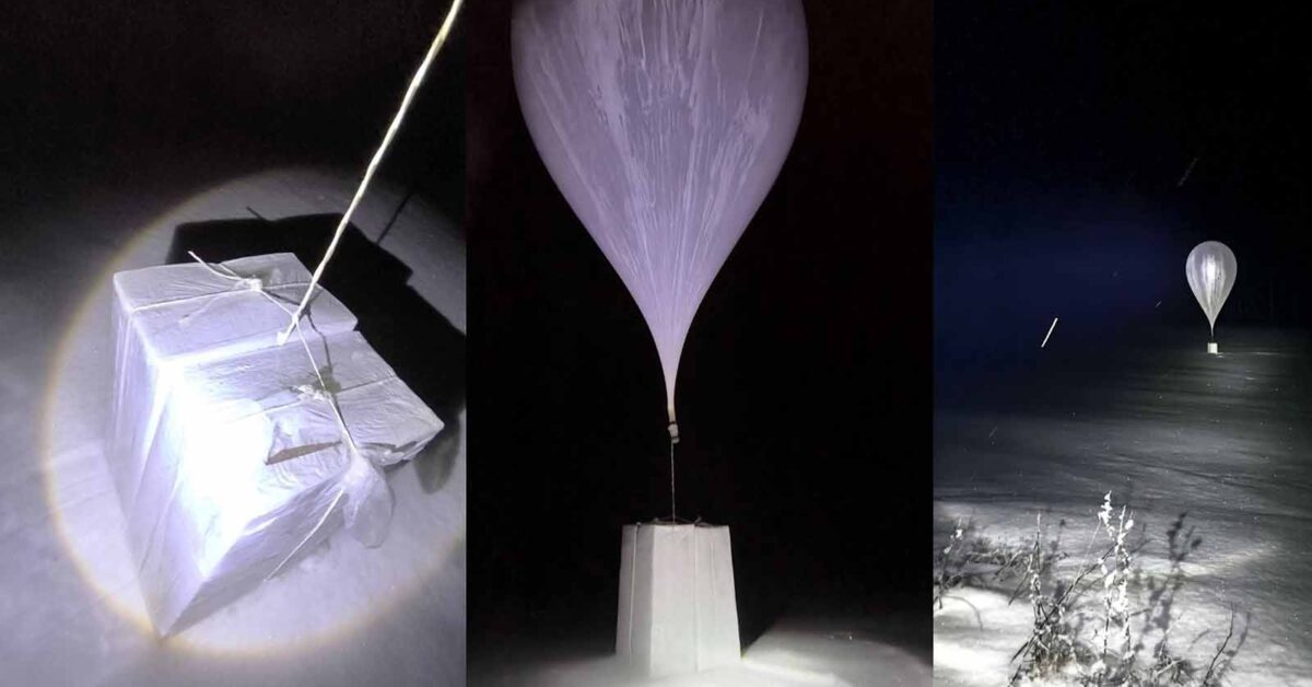 Nocna festa przemytników. Jeden z balonów opuścił się tuż przy Wilii, przemytnik potrącił policjanta