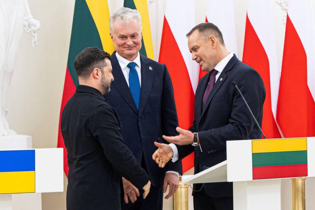 W ramach Trójkąta Lubelskiego odbyło się spotkanie prezydentów Litwy, Polski oraz Ukrainy.