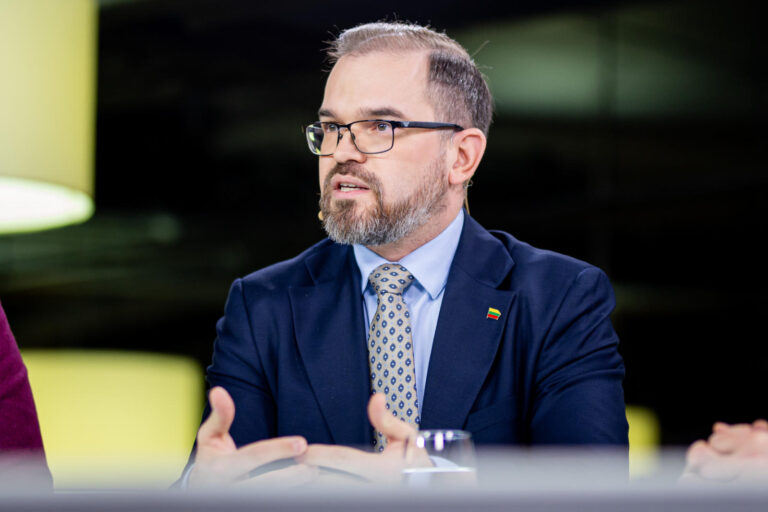 Minister ochrony kraju Litwy Robertas Kaunas