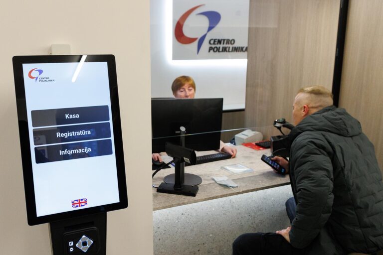 Registratura w Centro poliklinice.