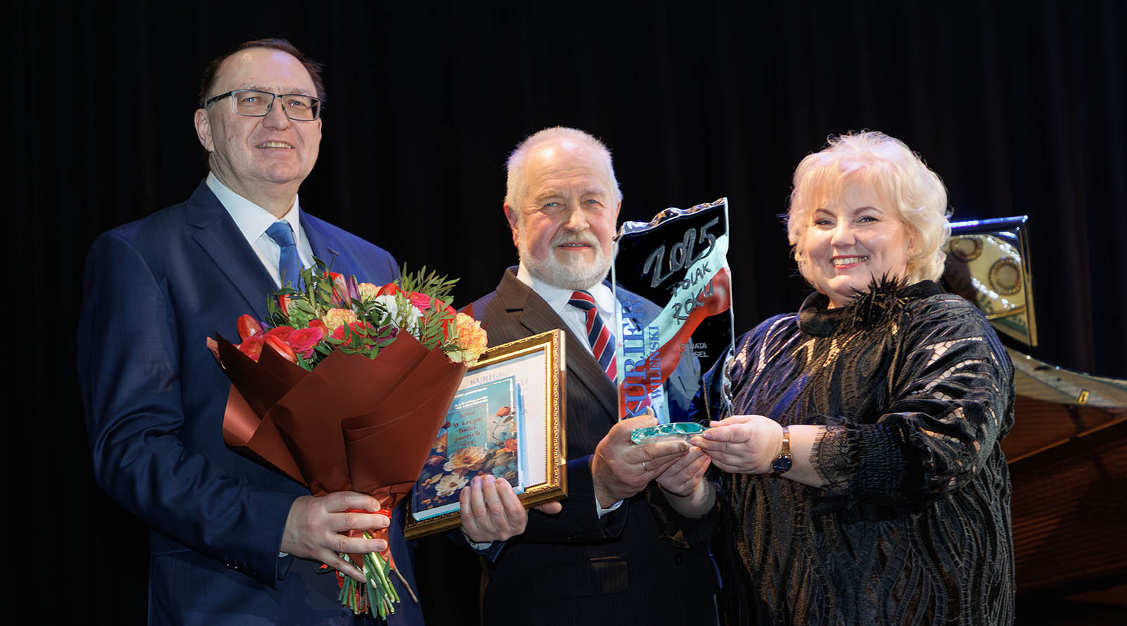 FRONT-Gala-2026-02-03 Robert Mickiewicz, Zygmunt Klonowski, Renata Brasel.