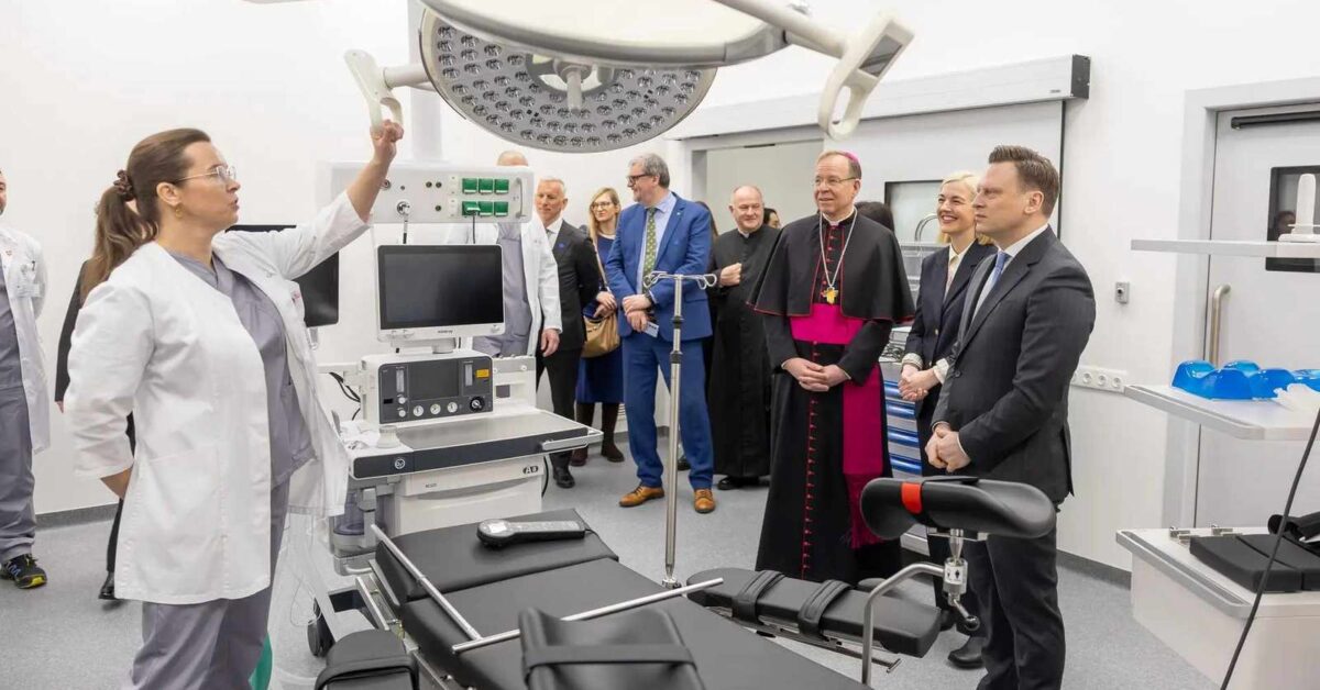 Wileński szpital ma nowe skrzydło. Nowoczesne technologie i wnioski z Ukrainy