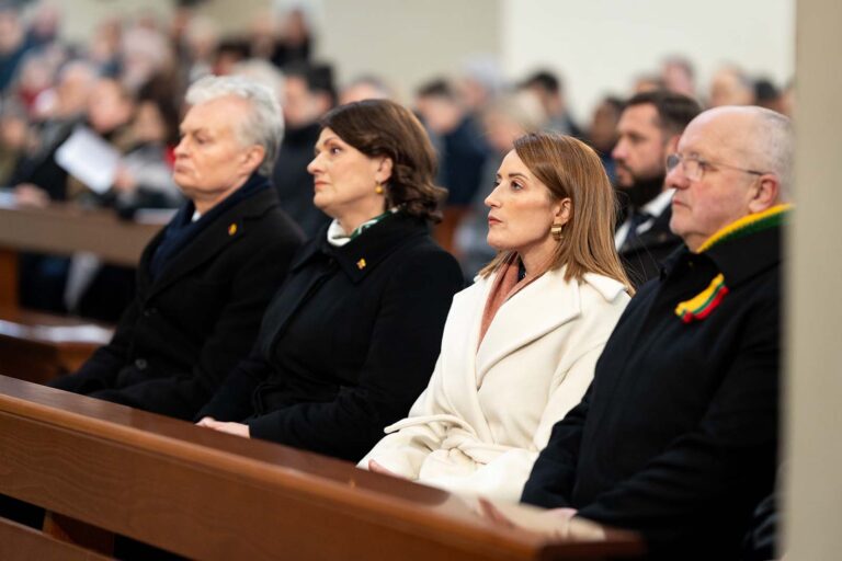 Roberta Metsola na Dzień Niepodległości przemówiła w Wilnie. Spotkała się m.in. z przedsiębiorcami