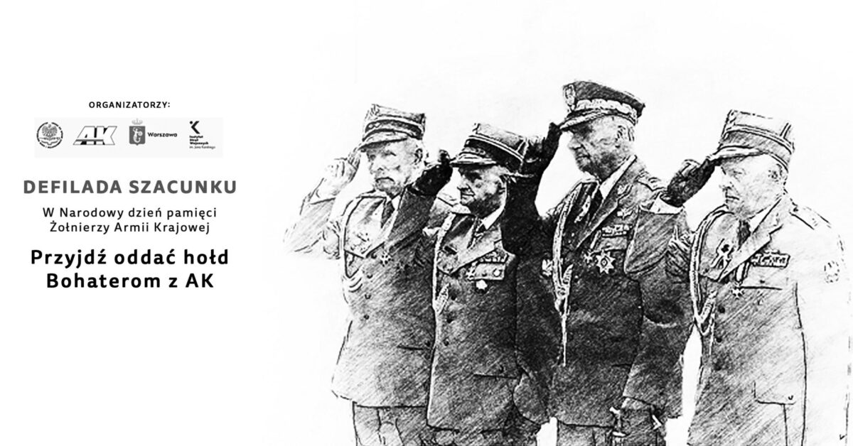 W Warszawie odbędzie się defilada pamięci żołnierzy AK [PROGRAM]