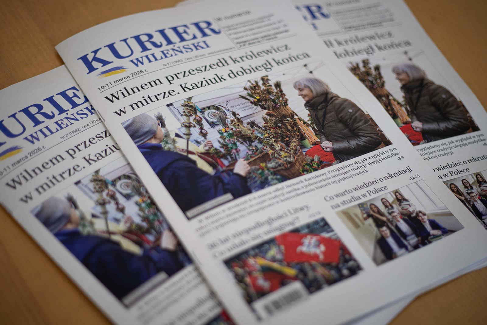 Wydanie codzienne dziennika „Kurier Wileński”.