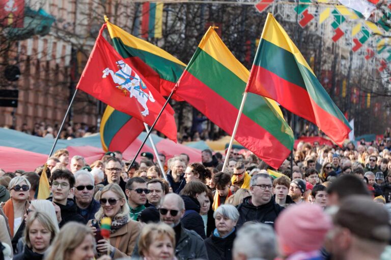 Świętowanie 11 marca w Wilnie 2026 [GALERIA]