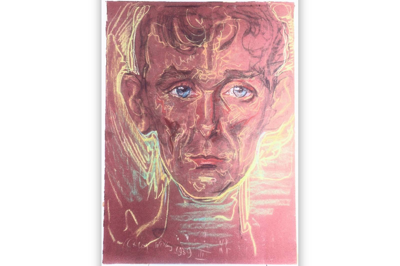 Sergiusz Piasecki na portrecie Stanisława Ignacego Witkiewicza (Witkacego), wykonanym w marcu 1939 r.