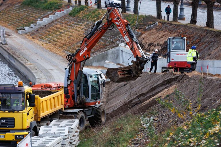 Prace nad Wilią już trwają.