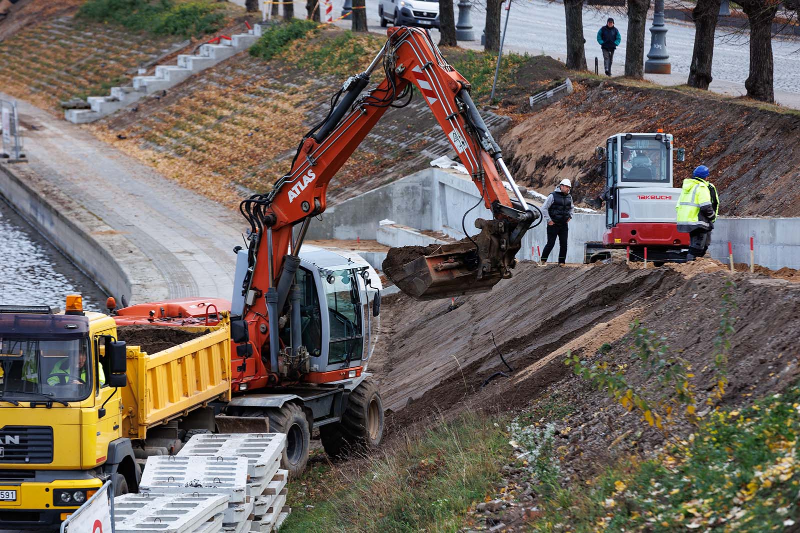 Prace nad Wilią już trwają.