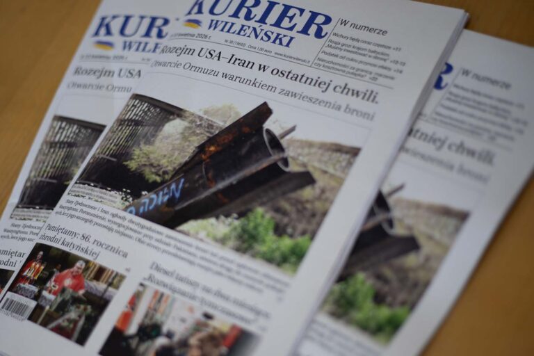 Wydanie codzienne dziennika „Kurier Wileński”.