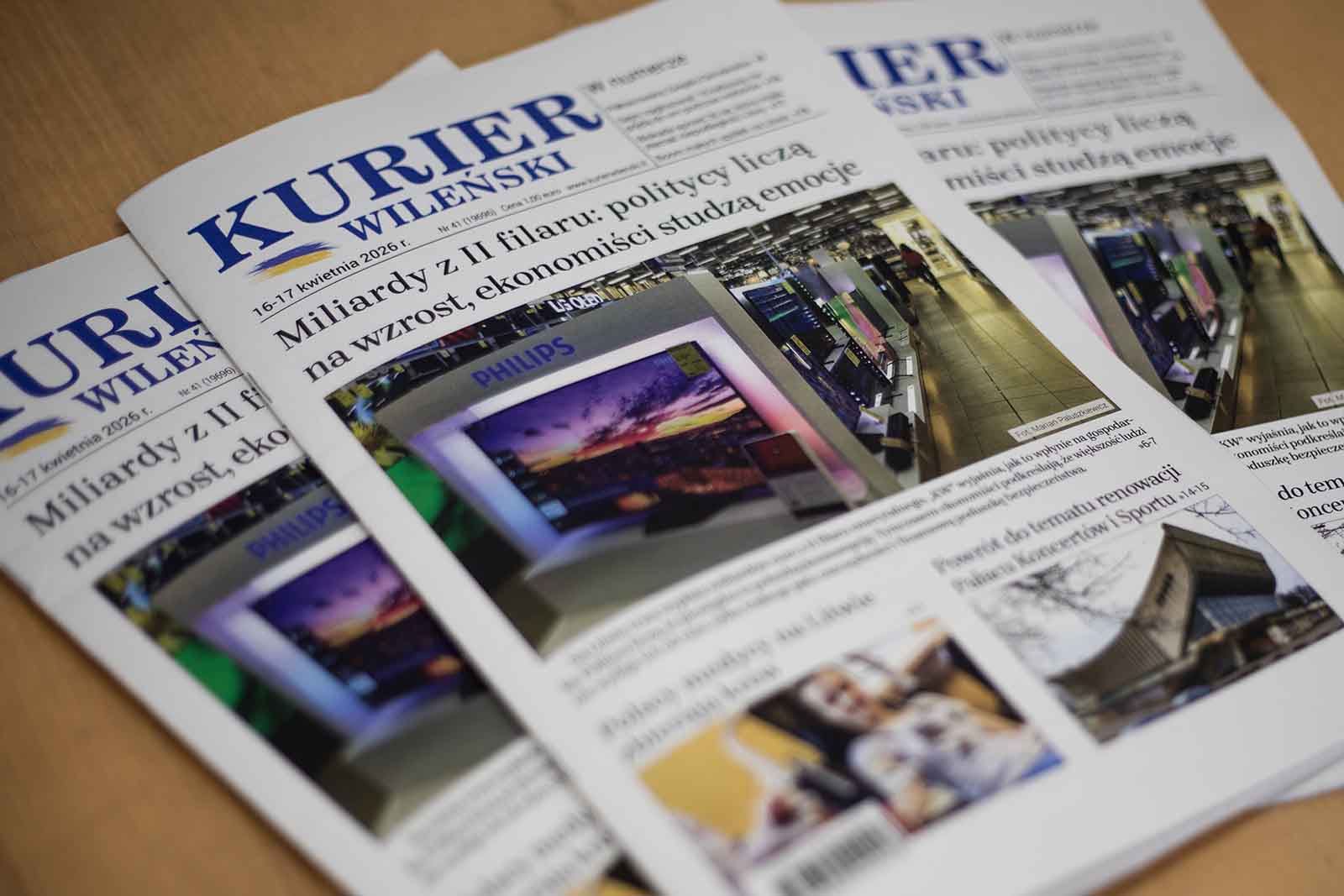 KW-2026-04-16 Wydanie codzienne dziennika „Kurier Wileński”.