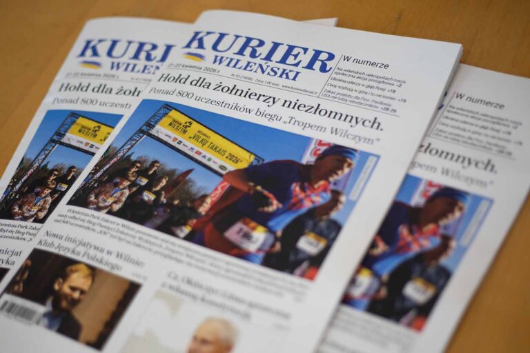 Wydanie codzienne dziennika „Kurier Wileński”.