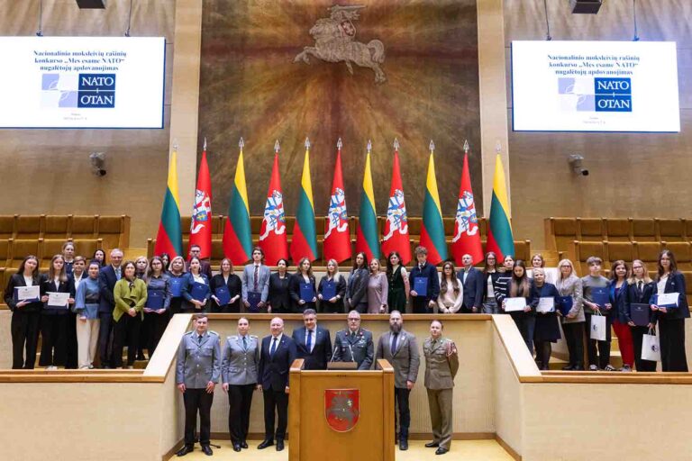 Zdjęcie z Sejmu Litwy.