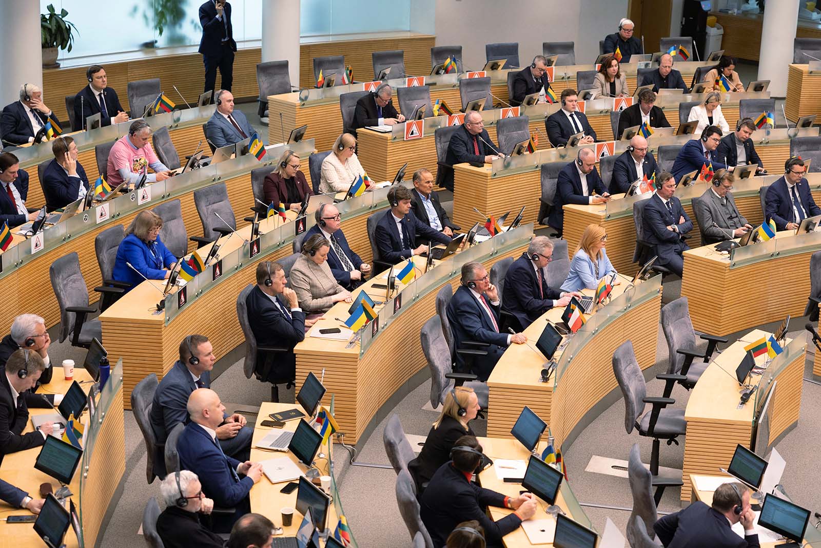 Posiedzenie Sejmu Litwy.