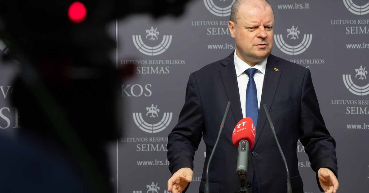 Były premier Skvernelis oskarżony o korupcję. „Krabas” może być pozbawiony immunitetu