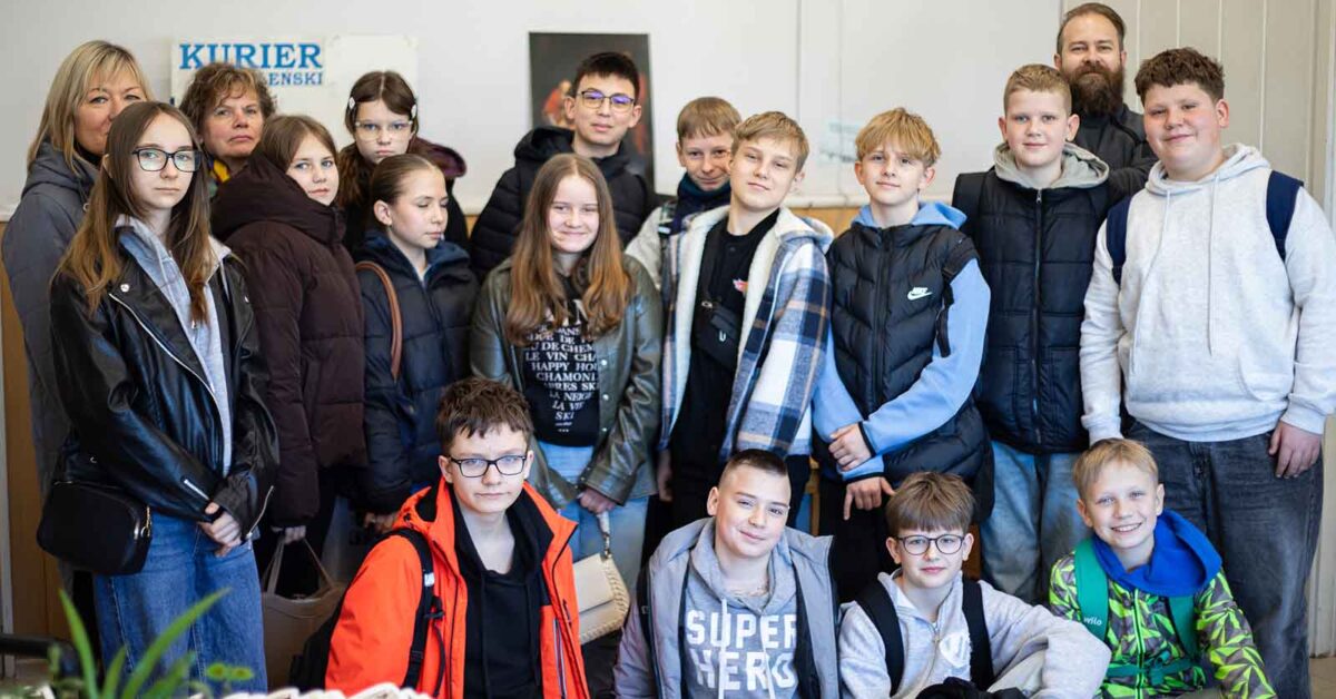 Uczniowie z Czarnego Boru odwiedzili redakcję „Kuriera Wileńskiego”