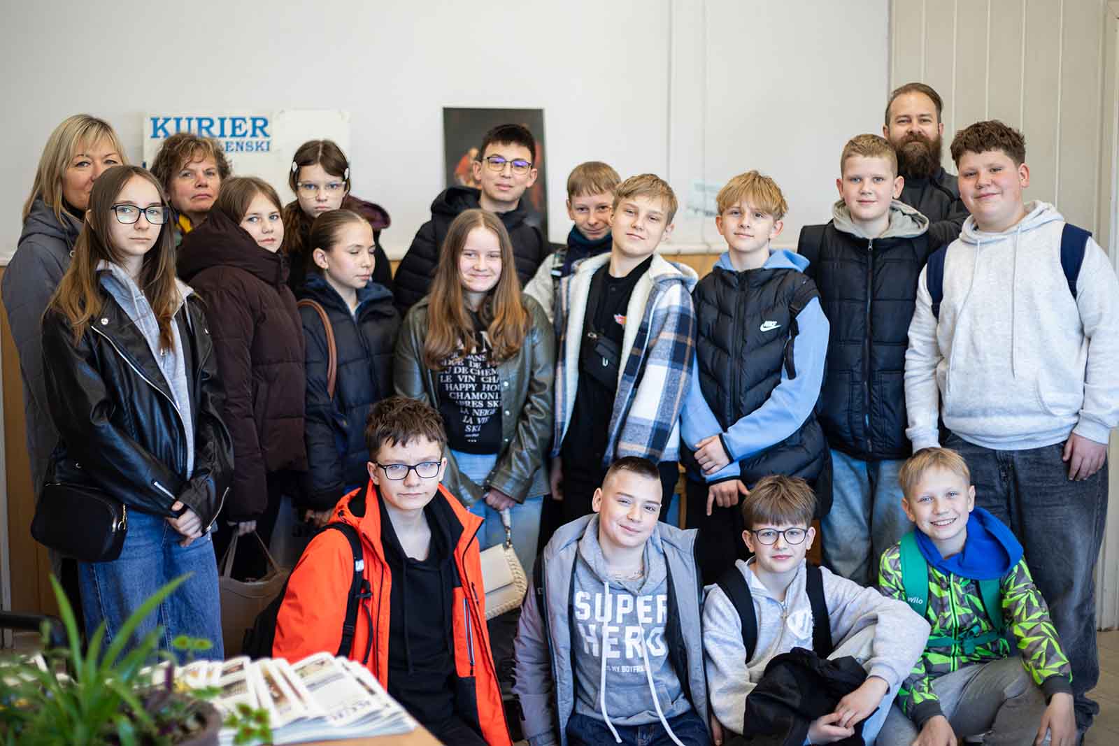 Uczniowie z Czarnego Boru.