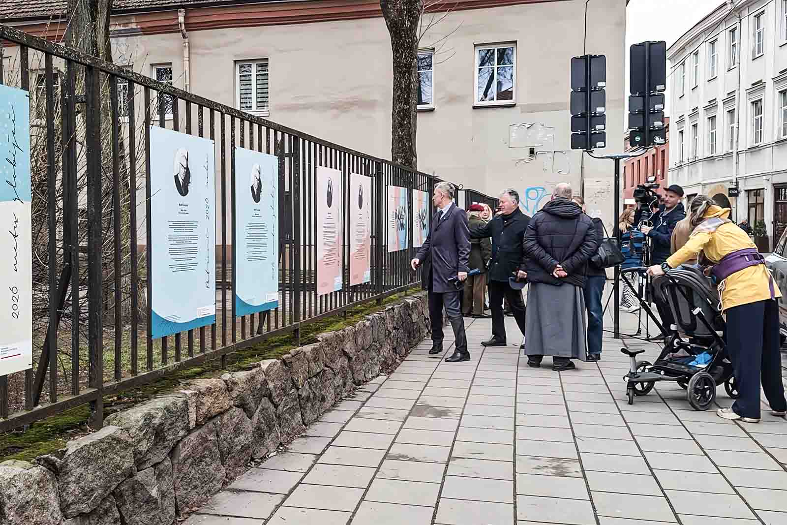 Patroni Roku 2026 na wystawie w Wilnie.