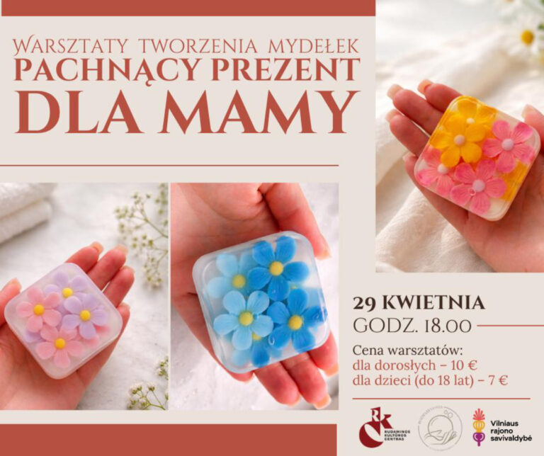 Warsztaty tworzenia mydełek „Pachnący prezent dla mamy”