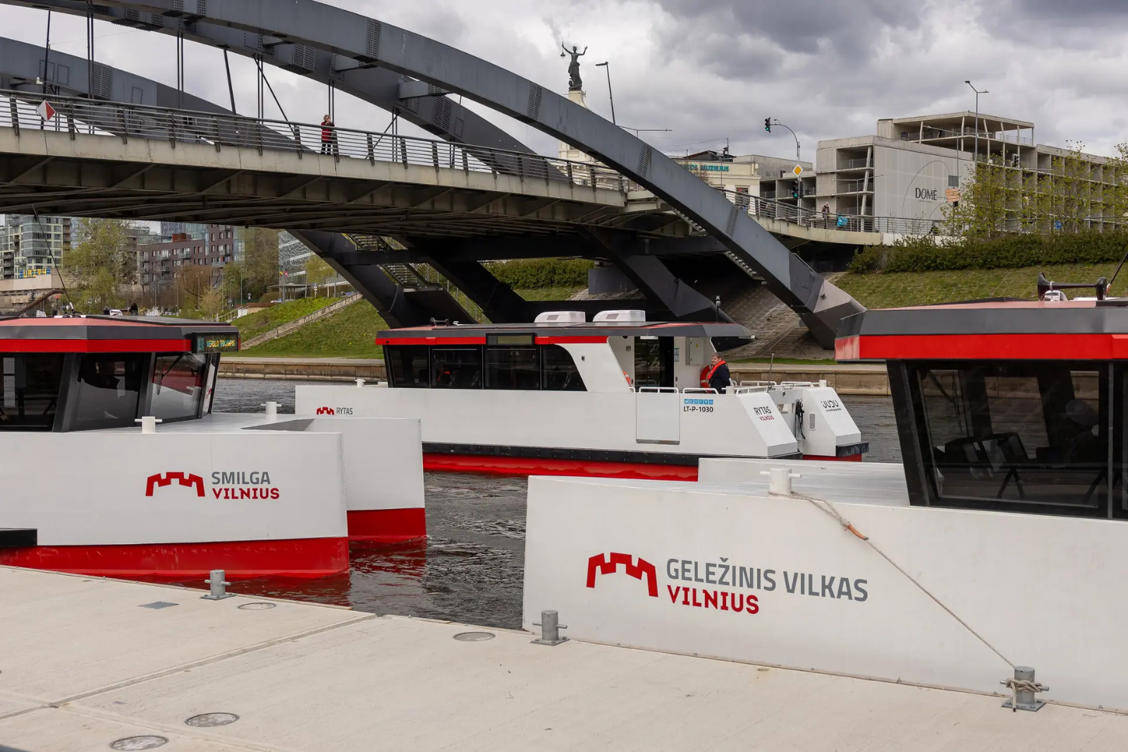 Wilno otwiera drugi sezon żeglugi miejskiej.