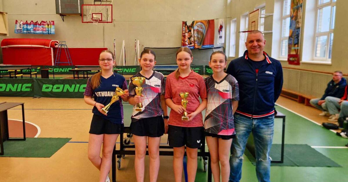Turniej TOP 8. Tenisistki stołowe z rejonu wileńskiego stanęły na podium