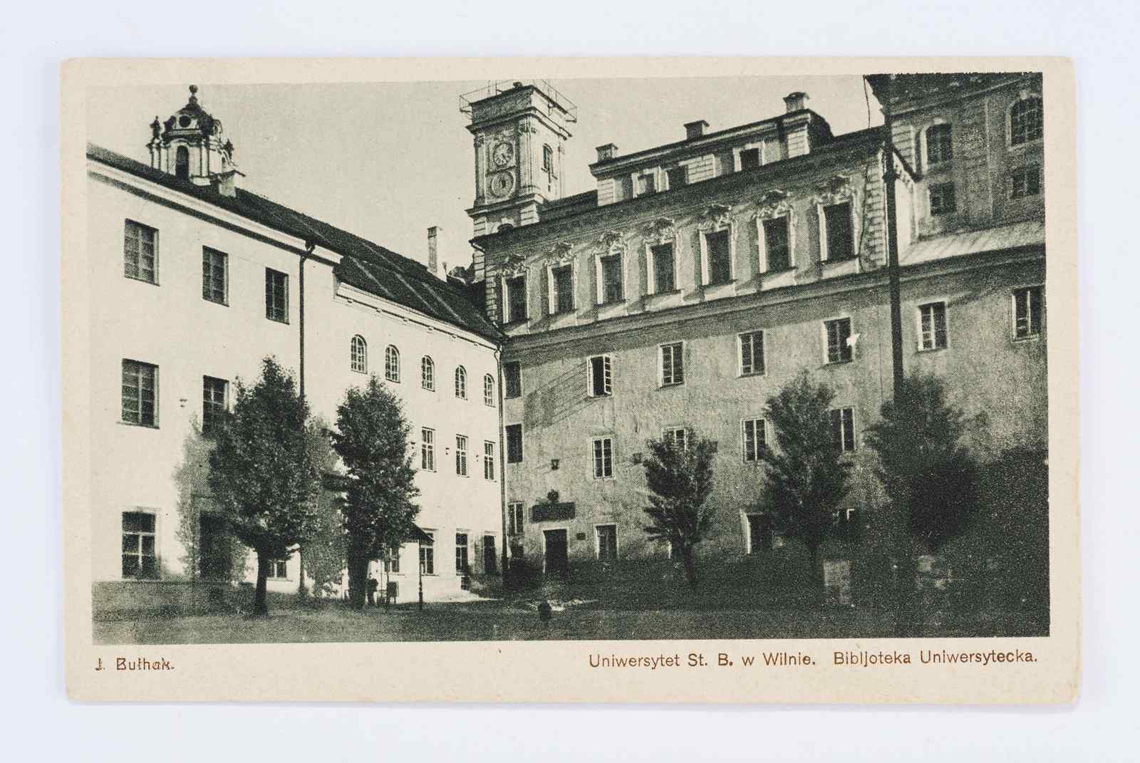 Uniwersytet Wileński na fotografii Jan Bułhaka, XIX w.