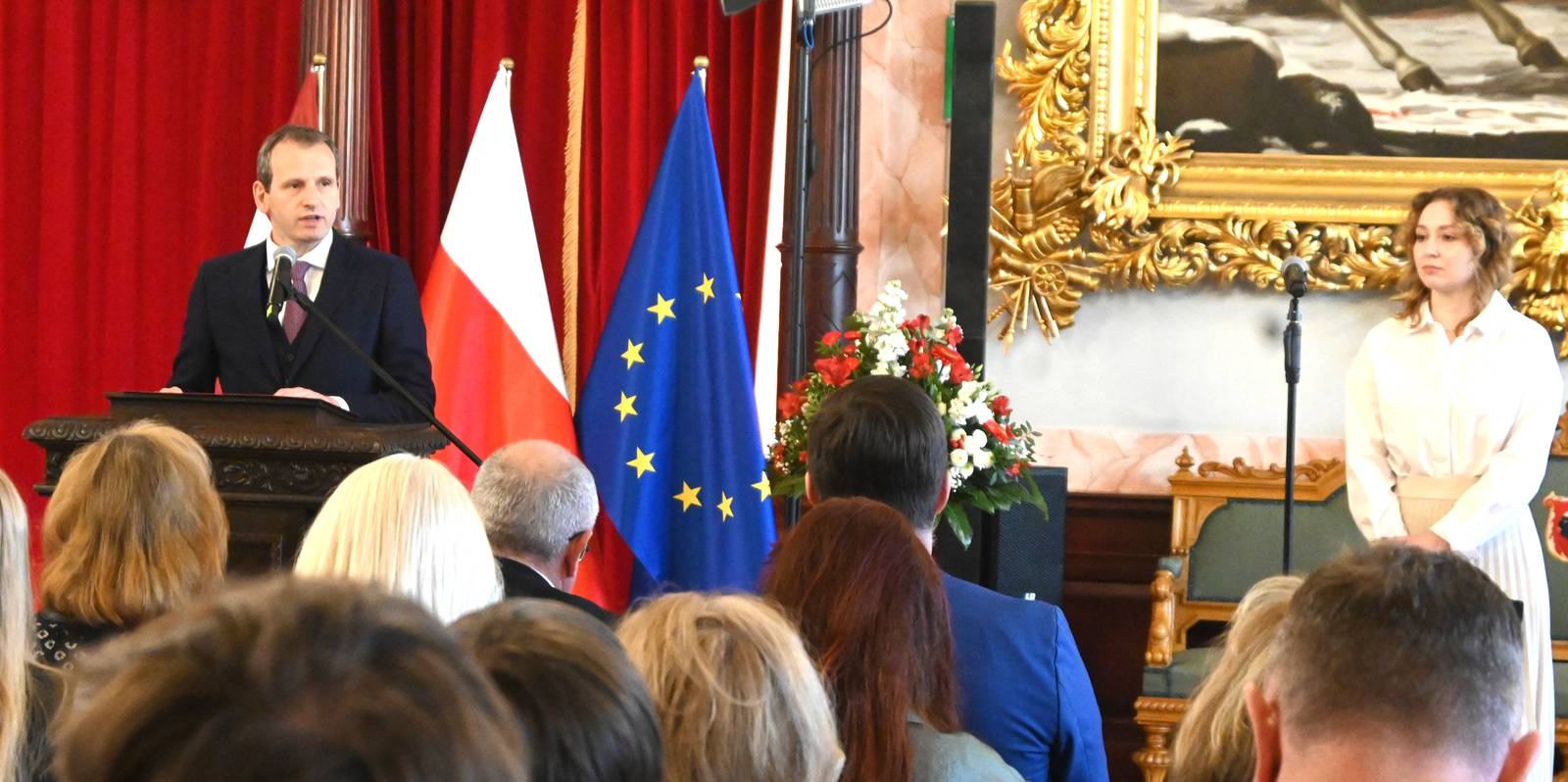 Centralnym punktem uroczystości było wystąpienie chargé d’affaires RP Tomasza Szeraticsa.