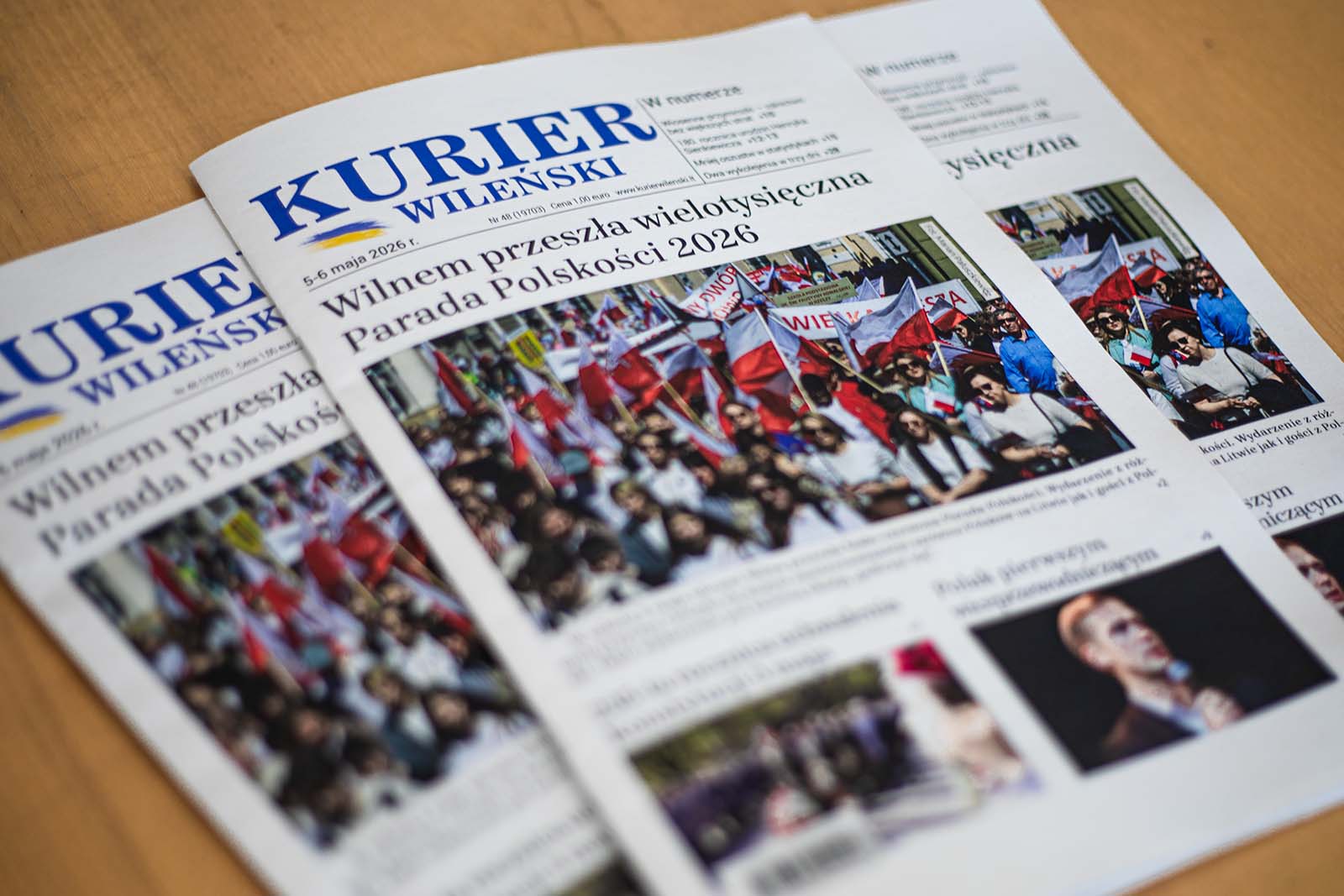 Wydanie codzienne dziennika „Kurier Wileński”.