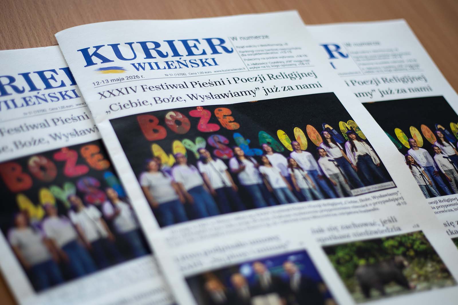Wydanie codzienne dziennika „Kurier Wileński”.